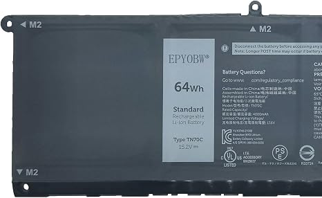 Dell Inspiron 16 7630 2-in-1 battery 15.2V 64Wh