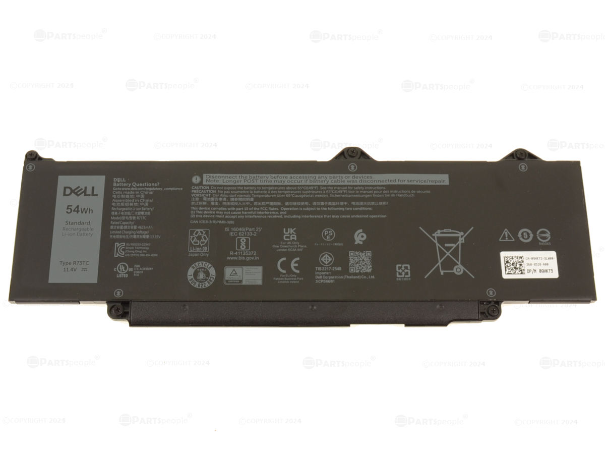 Dell 9HKT5 V042N battery 11.4V 54Wh