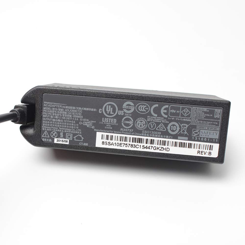 Charger for Lenovo ThinkPad Helix 20CG0009 – 36W 12V 3A