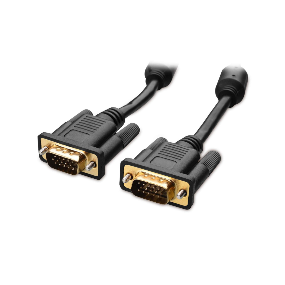 Vention VGA(3+6) Male to Male Cable 1M Black VEN DAEBF
