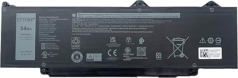 Dell Latitude 5550 i5-1345U vPro battery 11.4V 54Wh