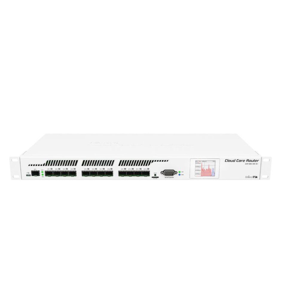 MikroTik CCR1016-12S-1S+ Cloud Core Router  1U Rackmount, 12×SFP Cage