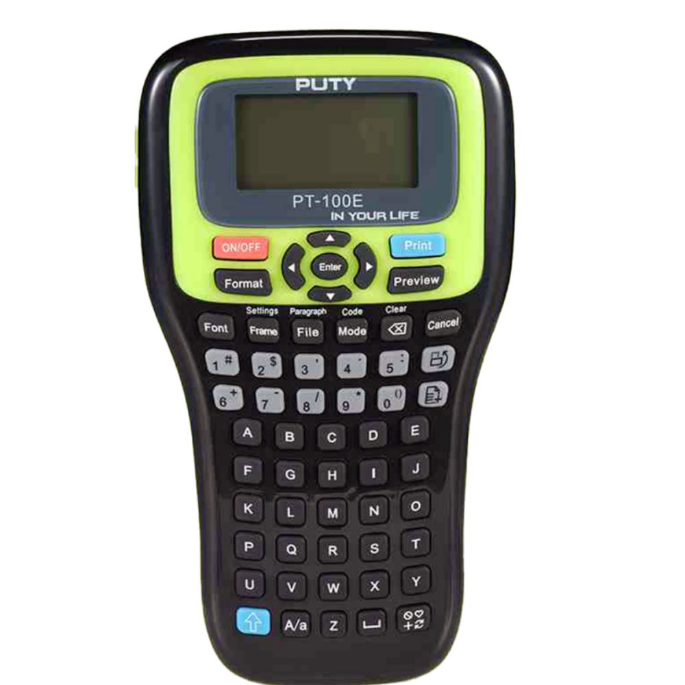 Puty PT-100E Portable Label Printer wit Battery and Charger
