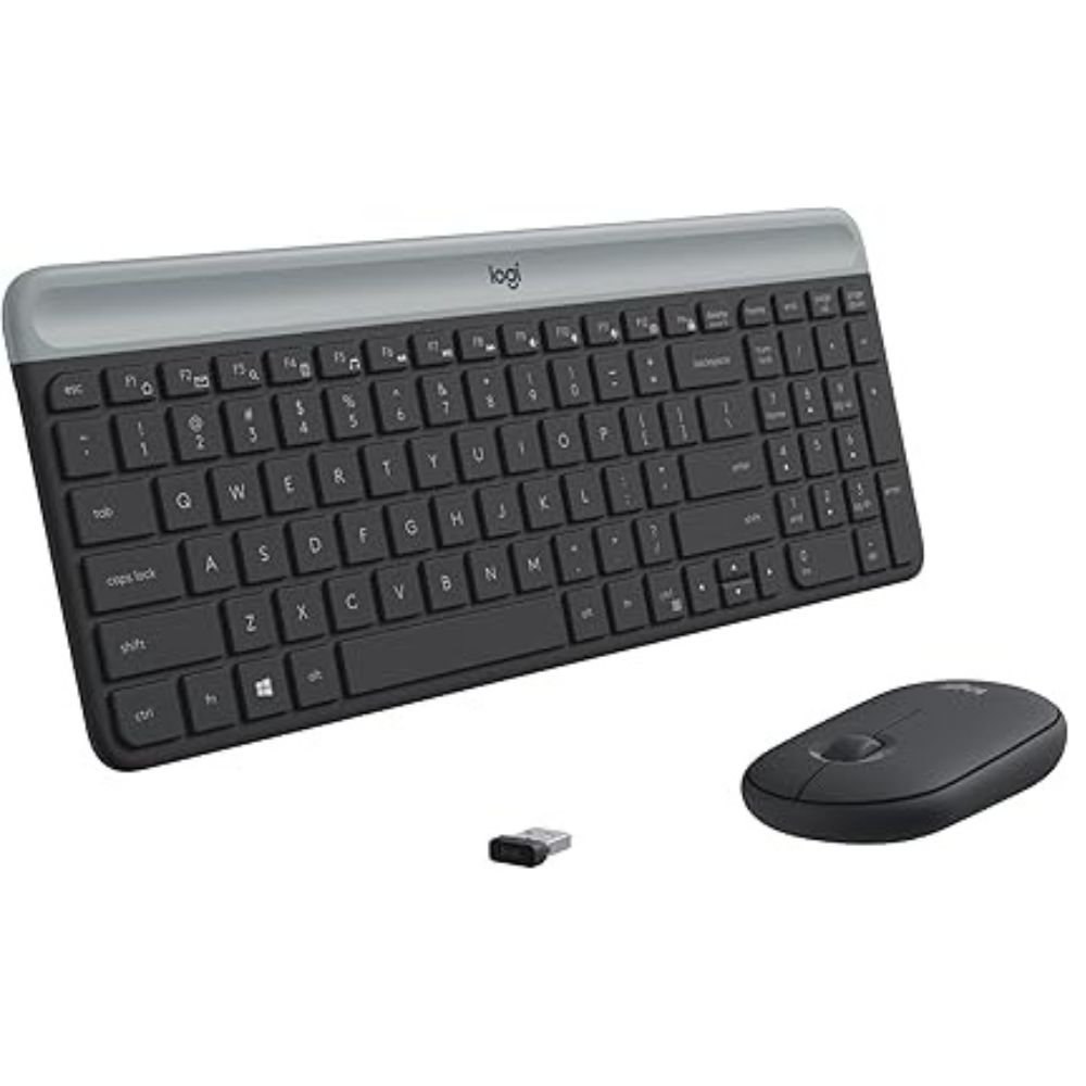 LOGITECH MK470 SLIM WIRELESS KEYBOARD & MOUSE COMBO – GRAPHITE