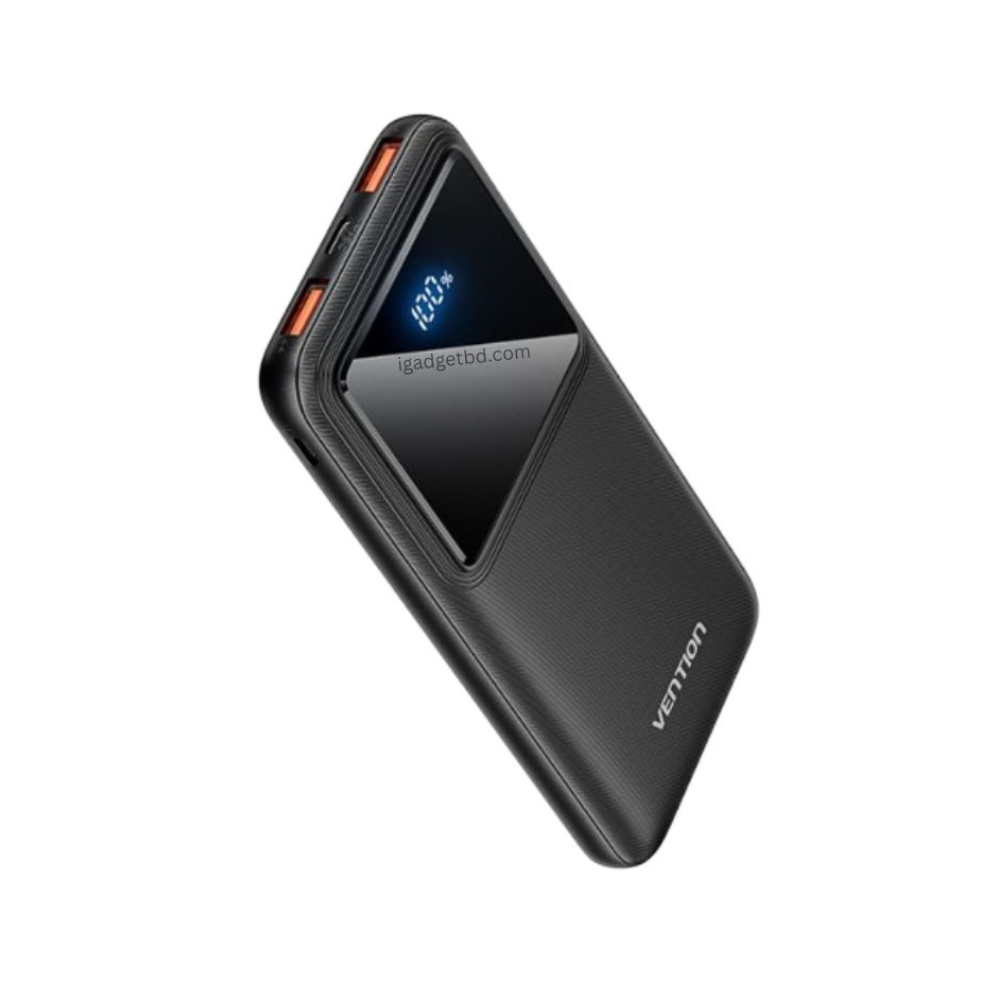 Vention 20,000mAh Power Bank-BLACK VEN FHLB0