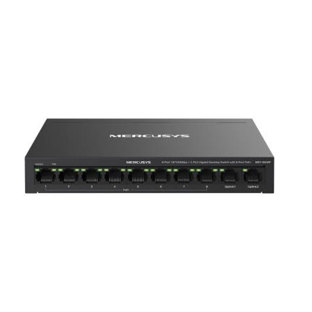 Mercusys MS110CMP 8-Port 10/100Mbps Gigabit Desktop PoE Switch
