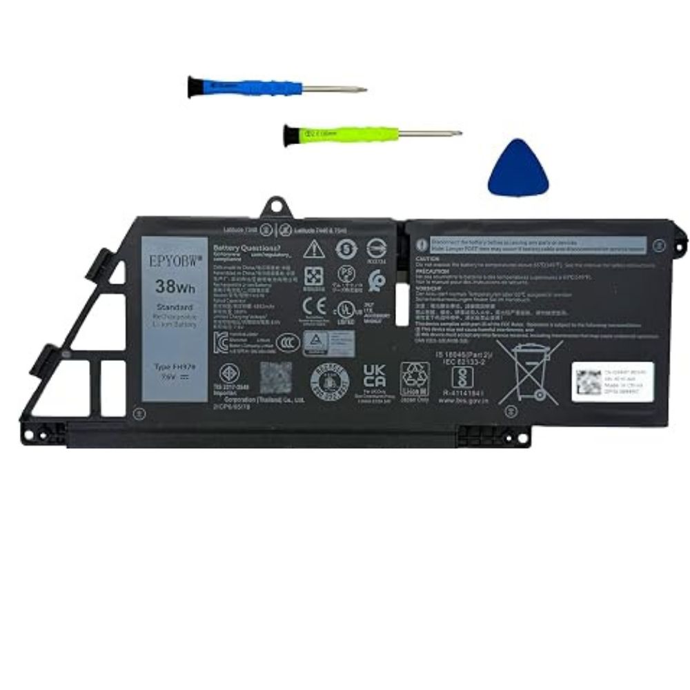 Dell Latitude 7350 Ultra 7 155U battery 7.6V 38Wh