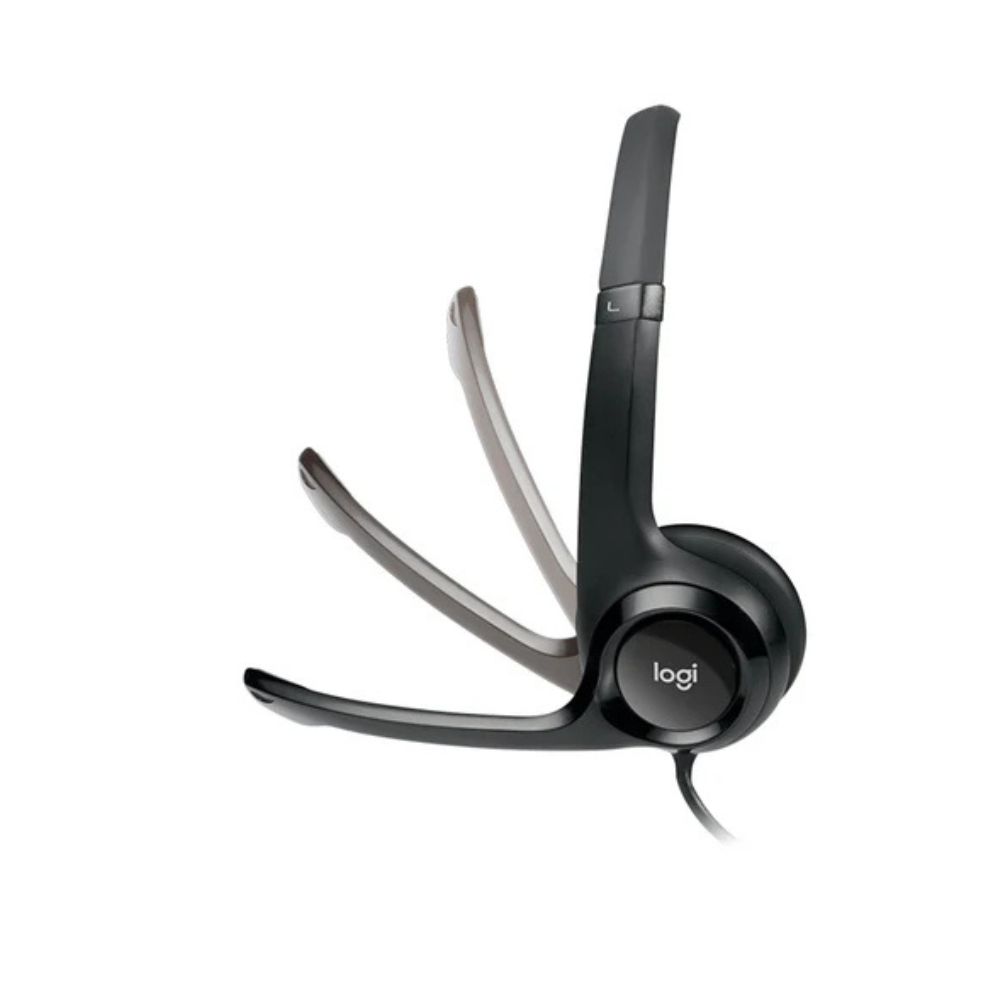 Logitech H390 USB-A Headset Noise Cancelling Mic Black - 981-000406