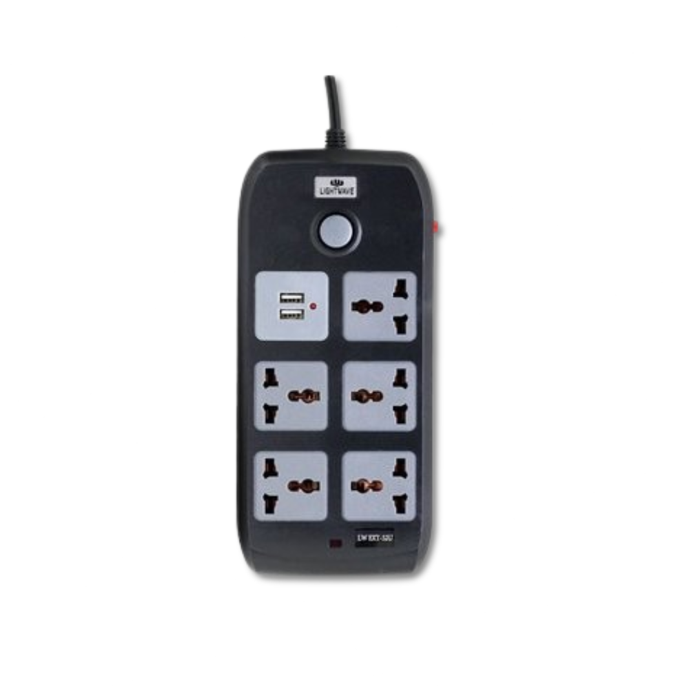 Lightwave Extension Socket LW EXT 54U (3 Metres / 5 Way)