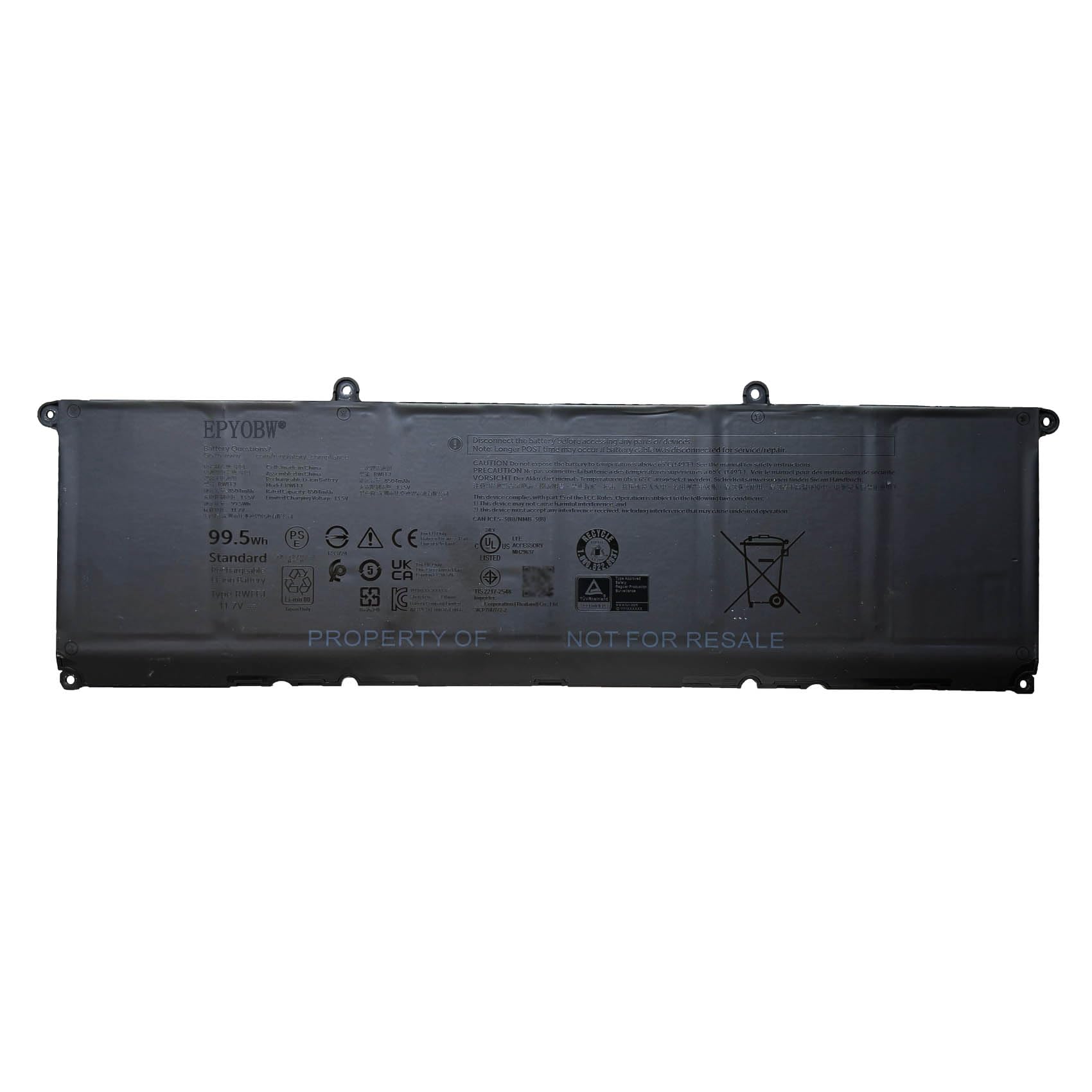 Dell XPS 16 9640 RTX 4050 11.7V 99.5Wh Original Battery