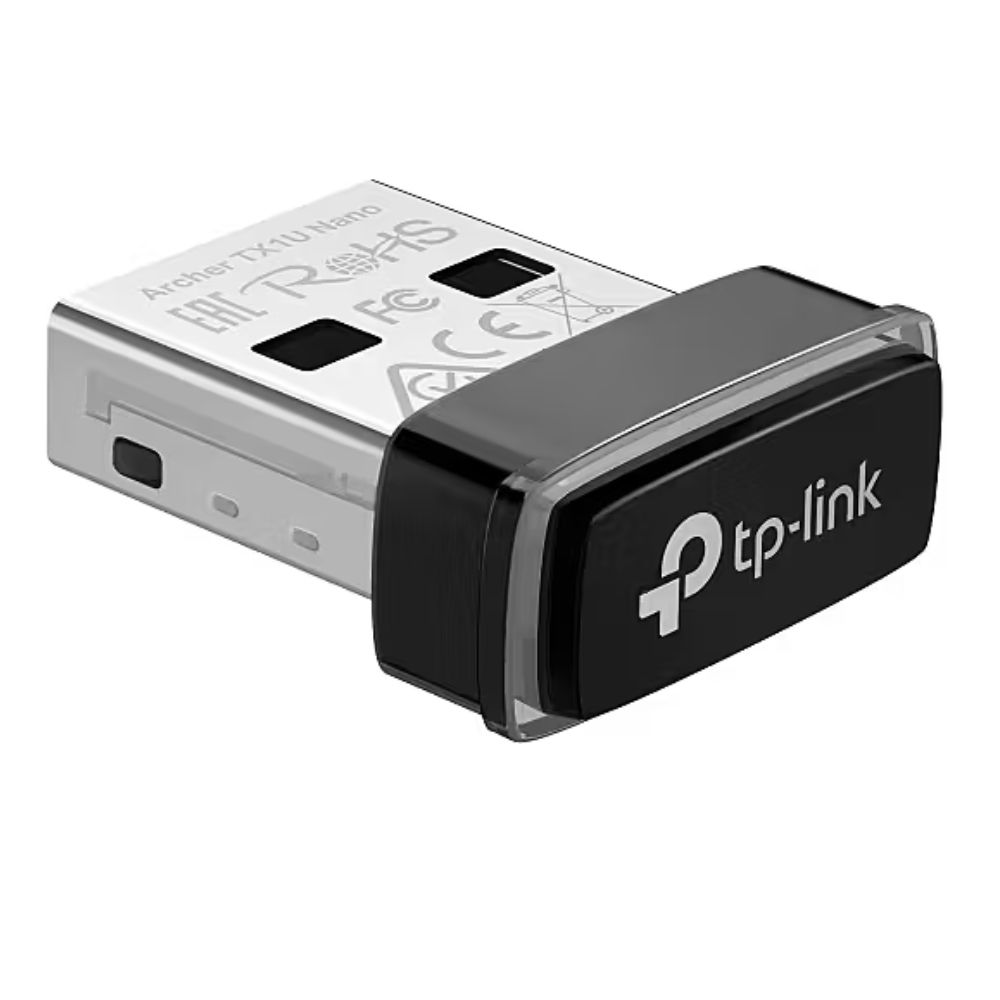 TP-Link AX300 Nano Wi-Fi 6 Wireless USB Adapter-TL-ARCHER TX1U NANO