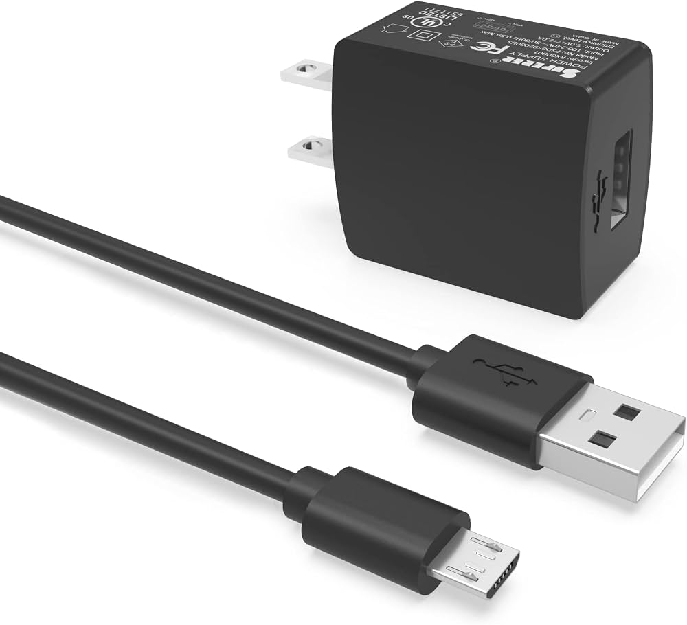Charger for Original Lenovo Tab E8 ZA3L ZA3W – 5.2V 2A Micro USB Charger