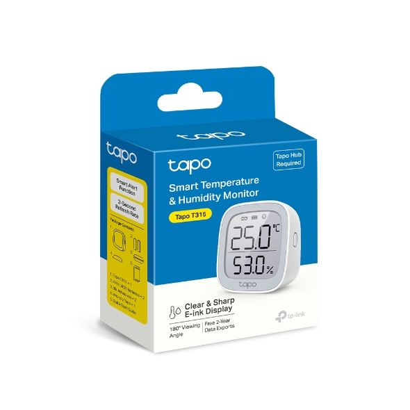 TP-Link Tapo T315 Smart Temperature & Humidity Monitor -TL-TAPO T315