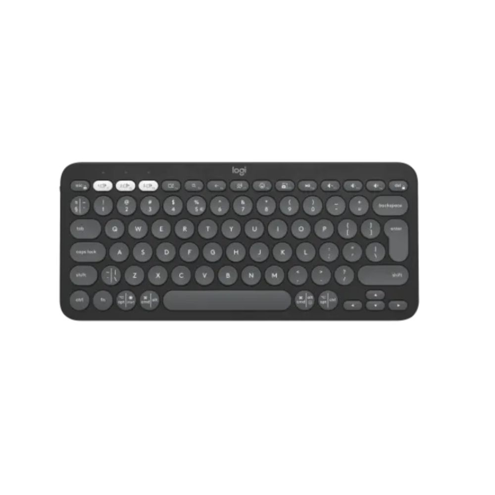 Logitech K380S Multi-Device Bluetooth Keyboard Tonal Graphite