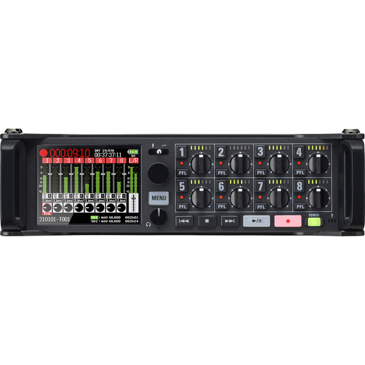 Zoom F8n Pro 8-Input / 10-Track Multitrack Field Recorder