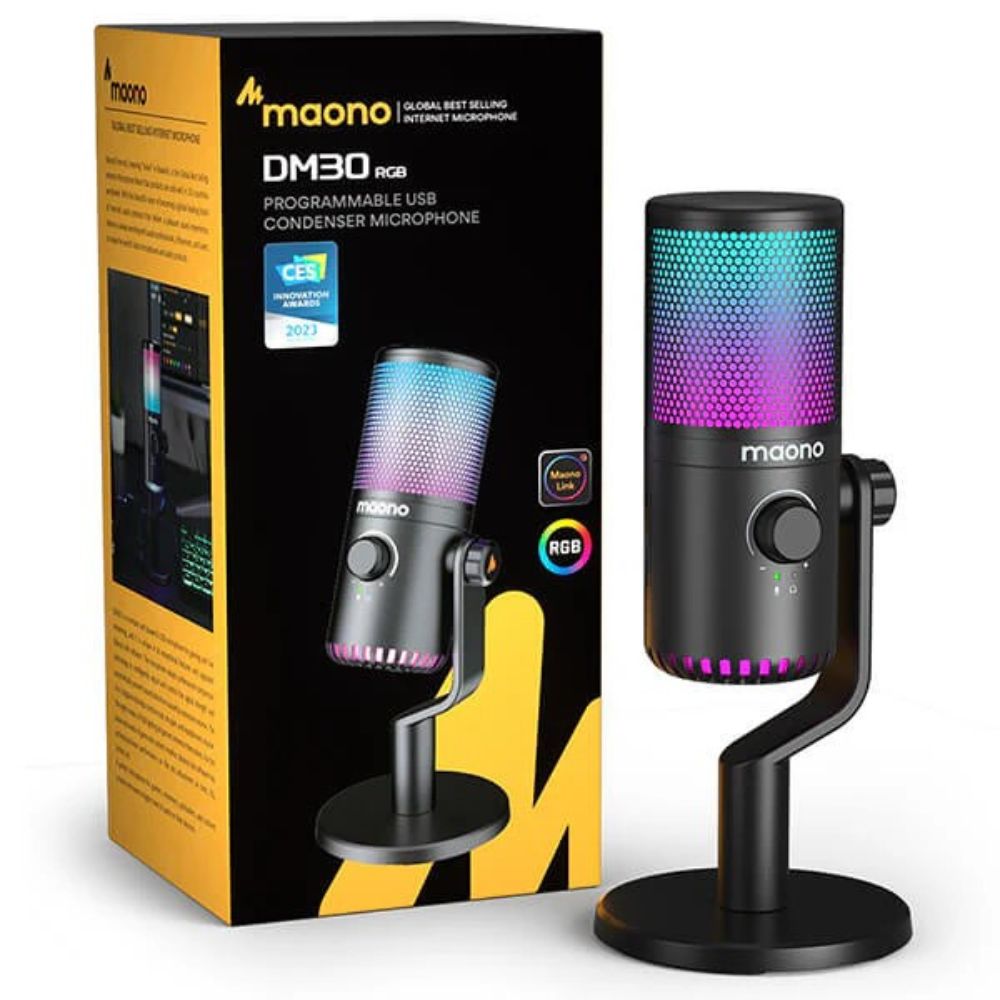 Maono DM30RGB Gaming USB Condenser Microphone (DM30RGB)