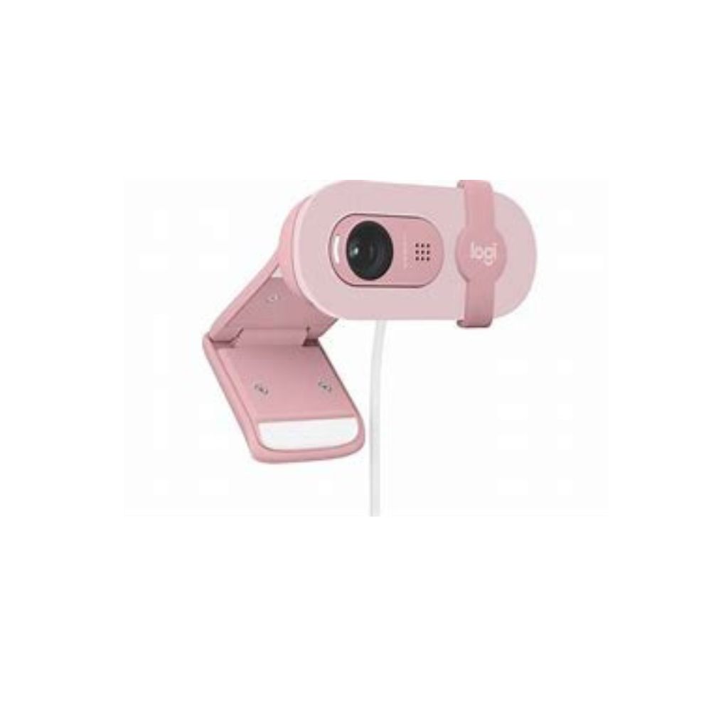 Logitech Brio 100 Full HD Webcam –Rose – USB-C
