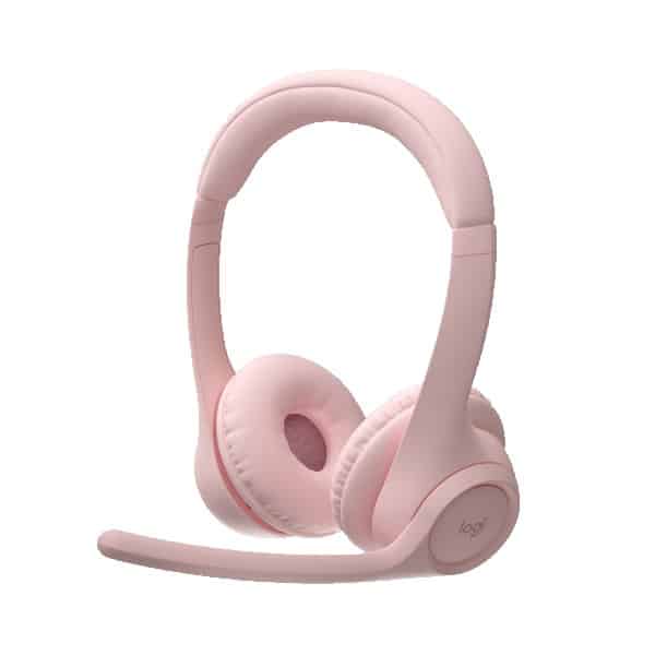 Logitech Zone 300 Bluetooth Headset with Noise Cancelling Mic Rose-981-001412