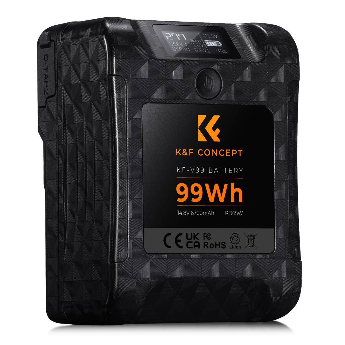 k&f V MOUNT BATTERY