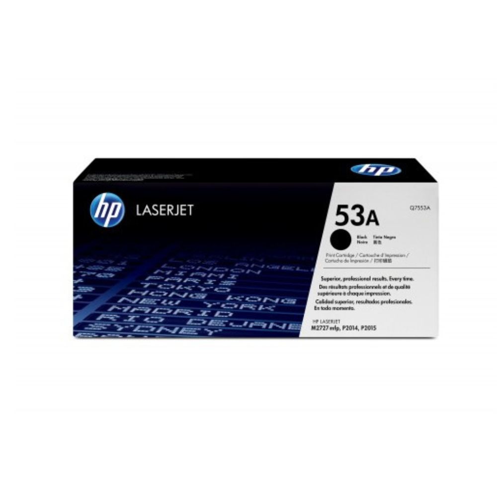 Hp 53A Q7553A Black Original Laserjet Toner Cartridge