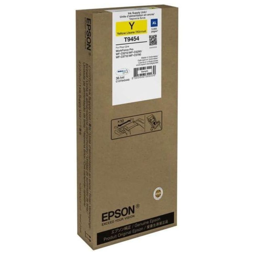 Epson Yellow XL Ink Cartridge 38.1ml  WF-C52xx  WF-C57xx - C13T945440