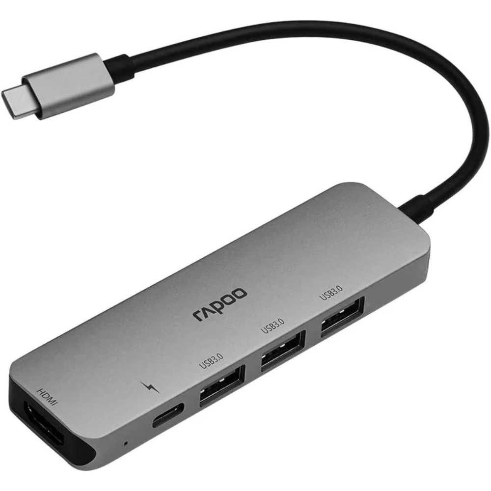 Rapoo XD100C 5-in-1 Type-C Hub USB 3.0