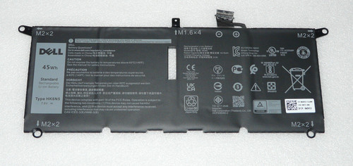 Dell Inspiron 13 7000 7390 7391 2-in-1 7.6V 45Wh Original Battery