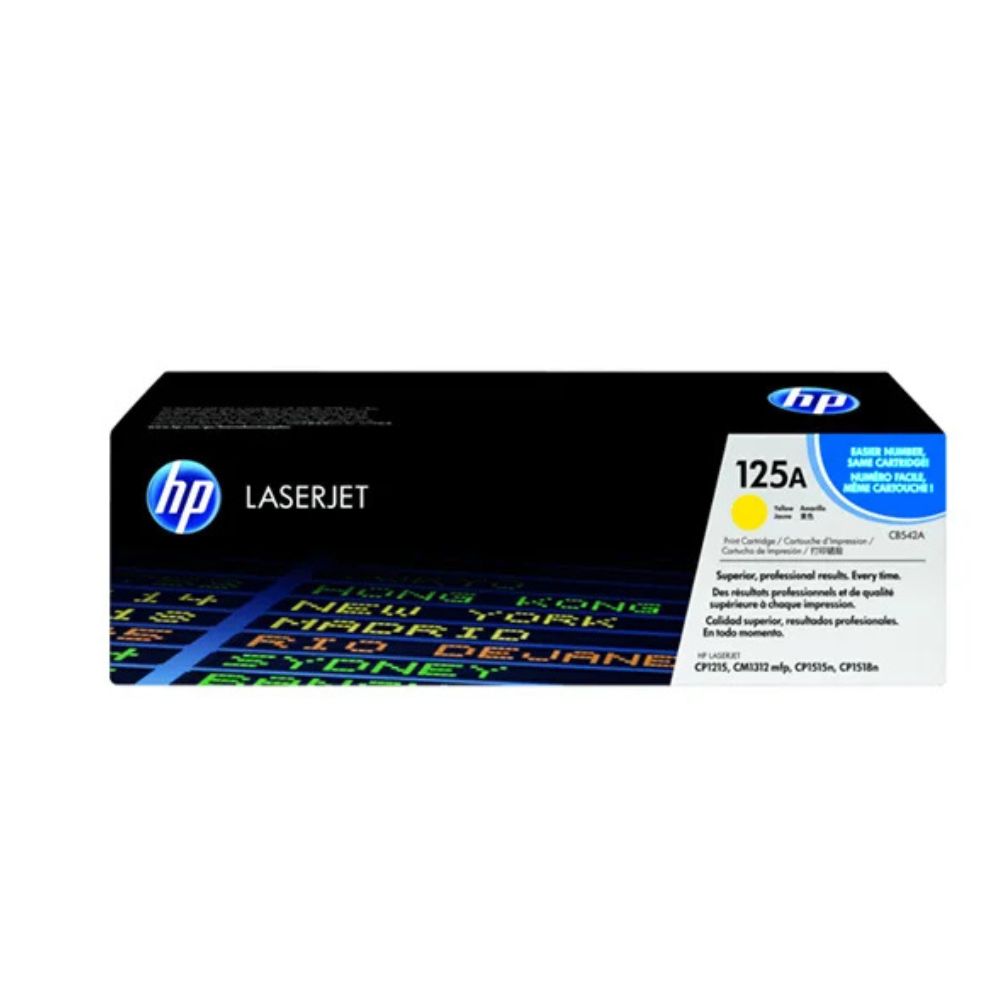 Hp 125A CB542A Yellow Original Laserjet Toner Cartridge