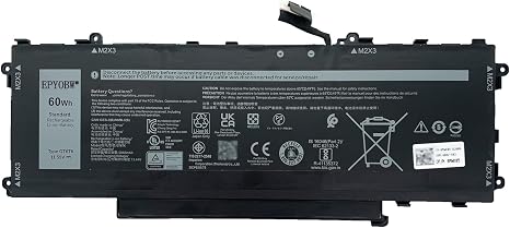 Dell Latitude 9450 2-in-1 battery 11.55V 60Wh