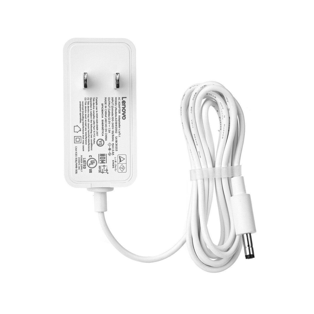 Charger for Lenovo Smart Clock Gen 2 ZA97 12V 1.5A 18W