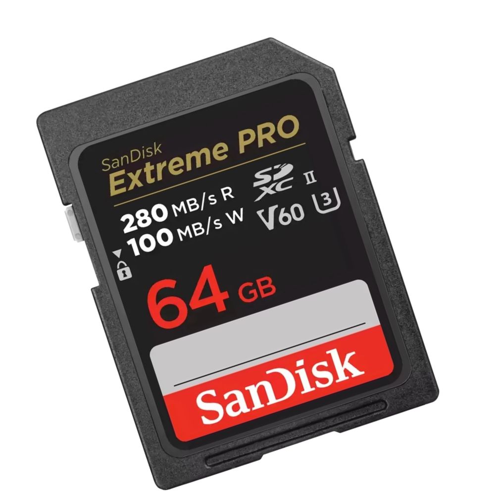 SanDisk Extreme PRO SDHC And SDXC™ UHS-II Card- 64GB-SDSDXEP-064G-GN4IN