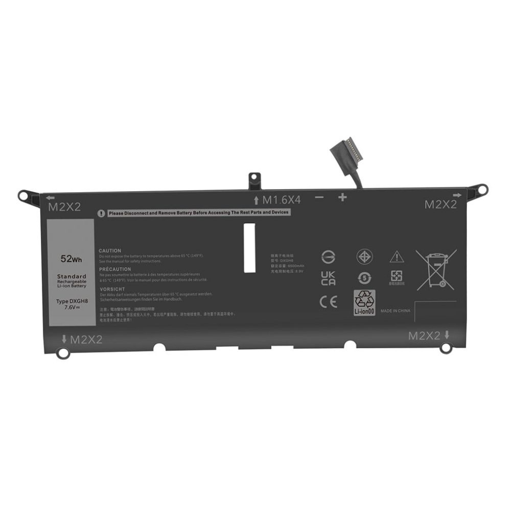 Dell XPS 13 9370 (Intel Core i7-8550U / i5-8250U) 7.6V 52Wh Original Battery