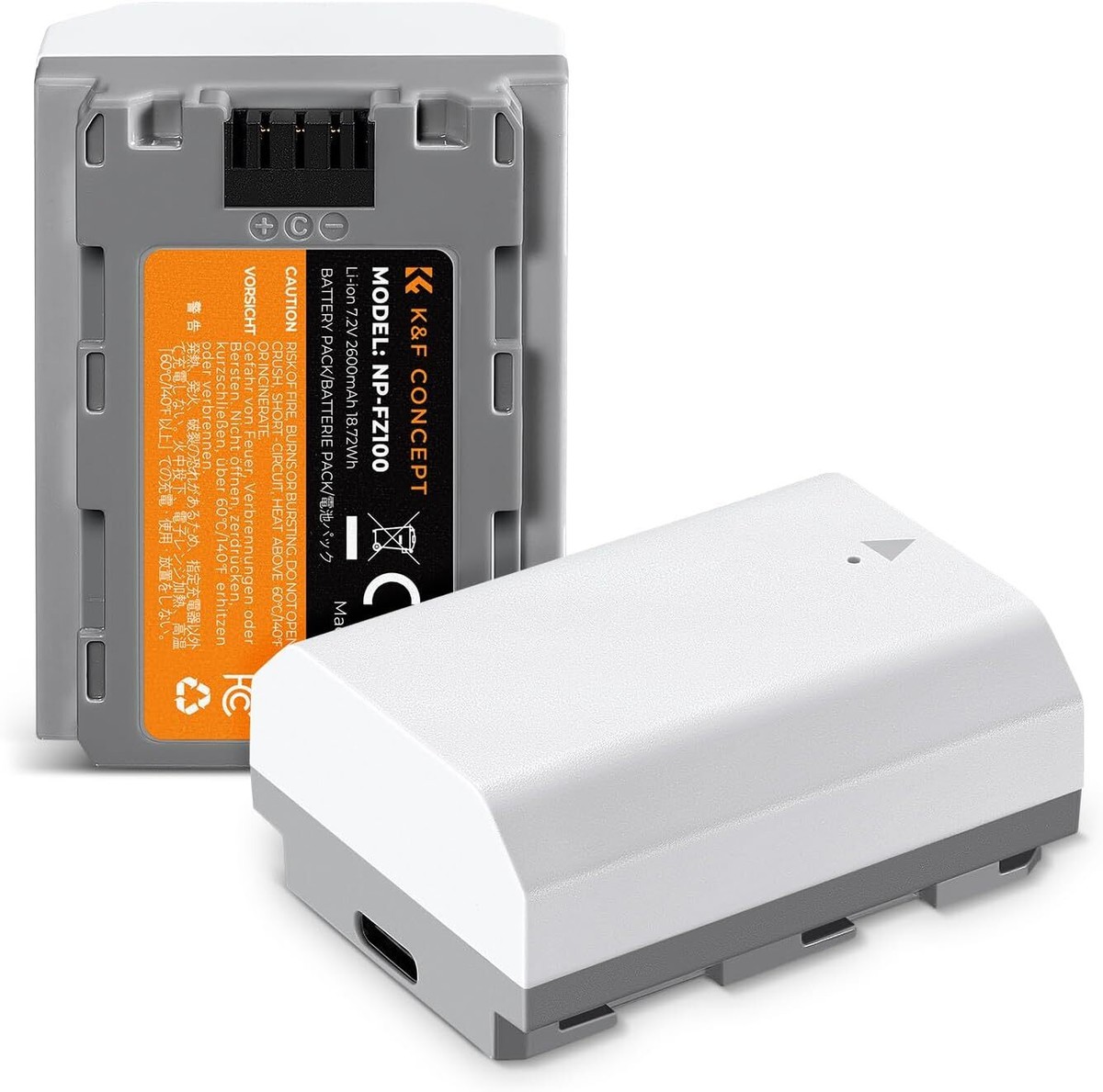 K&F NP-FZ100 Battery with 2600mAh Capacity-k&f 28.0034