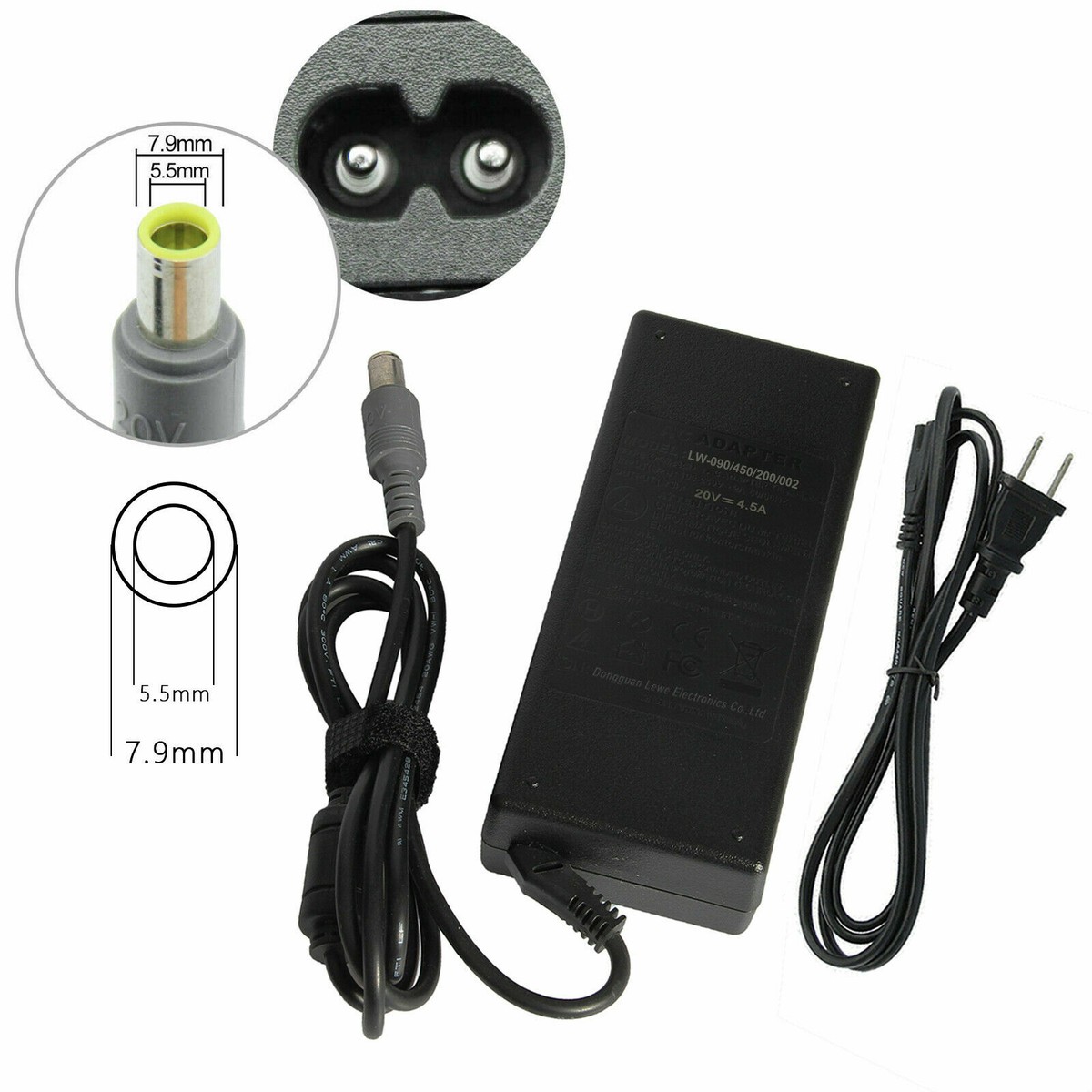 Charger for Lenovo ThinkPad T510 4349-G3U – 90W 20V 4.5A