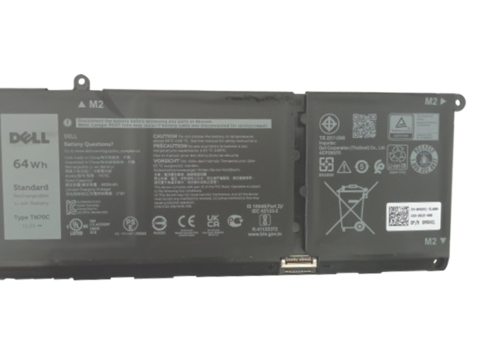 Dell 14 Plus DB14255 battery 15.2V 64Wh