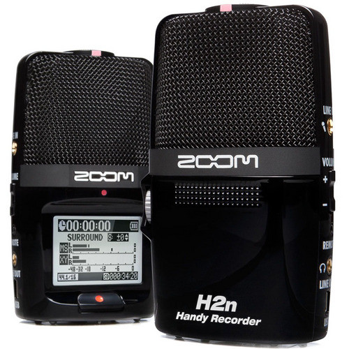 Zoom H2n 2-Input-4-Track Portable Handy Recorder with Onboard 5-Mic Array