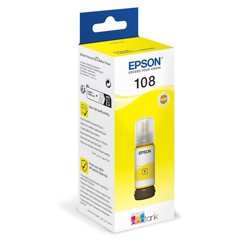 INK CART EPSON 108 Yellow - 70ml - C13T09C44A