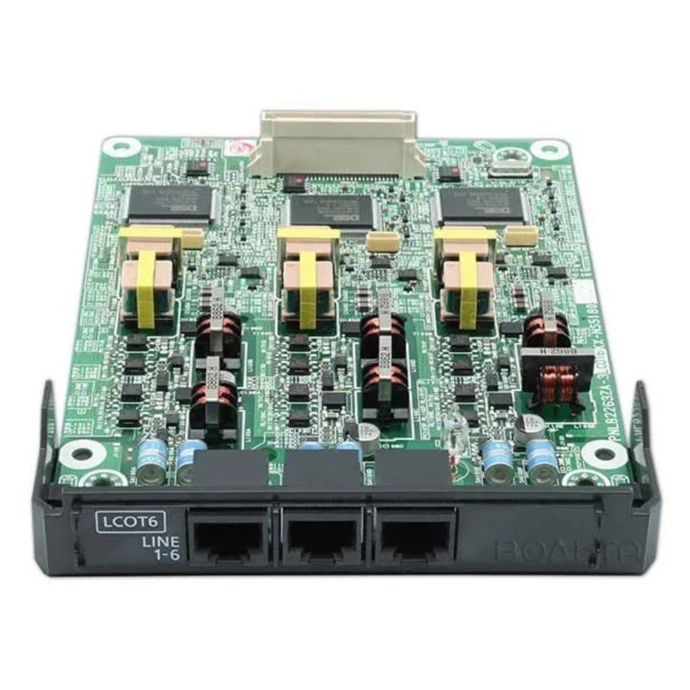 Panasonic KX-NS5180X 6 Port Analog Trunk Card (LCOT6)