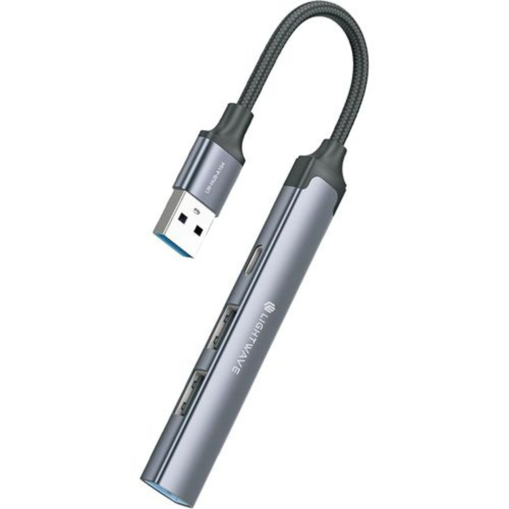 Light Wave 4-in-1 USB Hub Adapter LW-HUB-A104