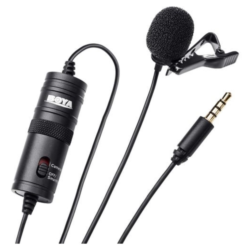 BOYA BY-M1DM Dual Omnidirectional Lavalier Microphone (BY-M1DM)