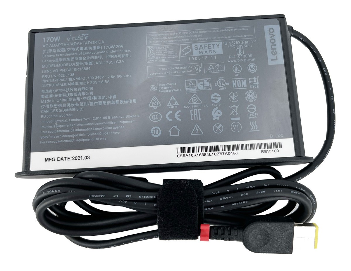 Charger for Lenovo Yoga Pro 9 16IMH9 – 170W Slim