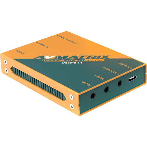 AVMATRIC UC 2218 4K DUAL HDMI/4K HDMI - USB 3 VIDEO CAPTURE CARD