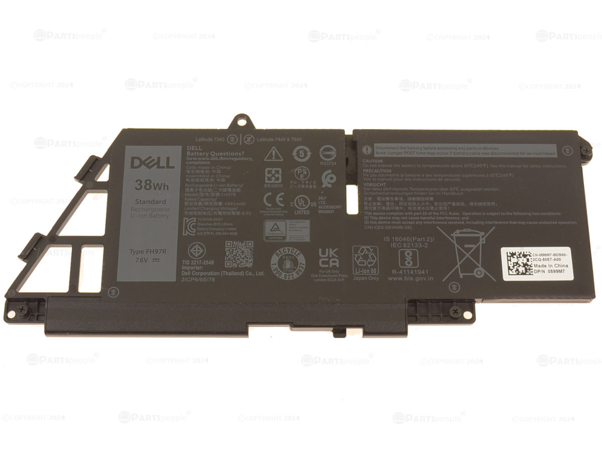 Dell Latitude 7440 2-in-1 battery 7.6V 38Wh