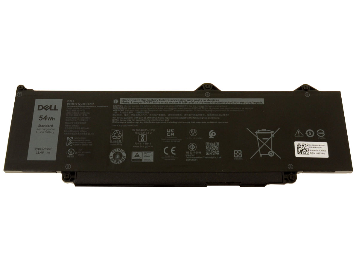 Dell P190G P190G001 battery 11.4V 54Wh