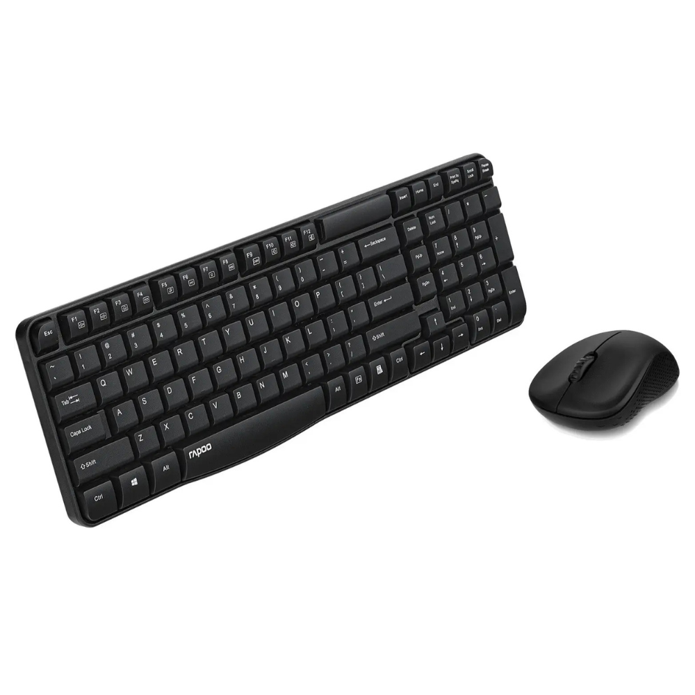 Rapoo Wireless Keyboard & Mouse X1810 - Black