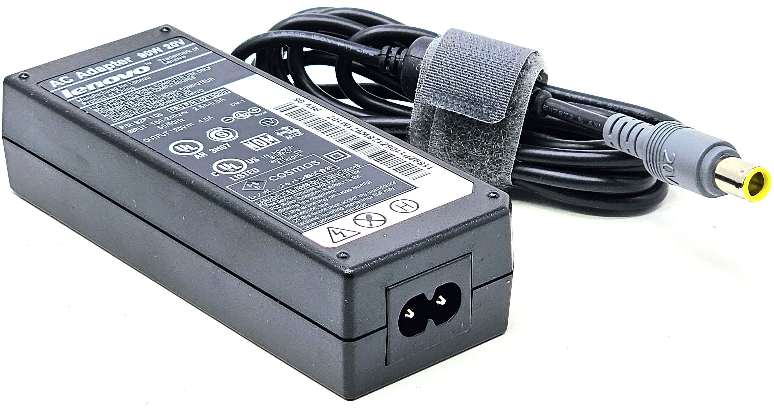 Charger for Lenovo ThinkPad T60 6471 – 90W 20V 4.5A