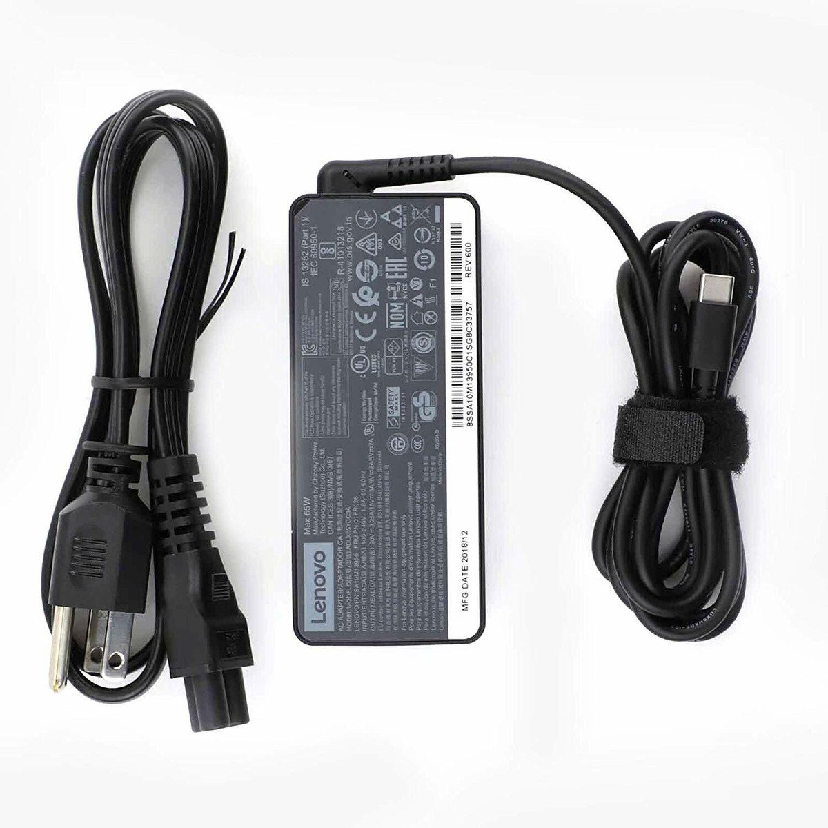 Charger for Lenovo ThinkPad E15 Gen 2 20T8 20T9 – 65W USB-C 20V 3.25A