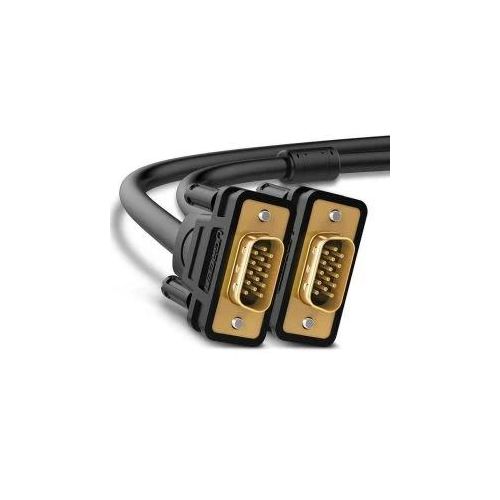 VENTION VGA(3+6) MALE TO MALE CABLE WITH FERRITE CORES 8METER BLACK