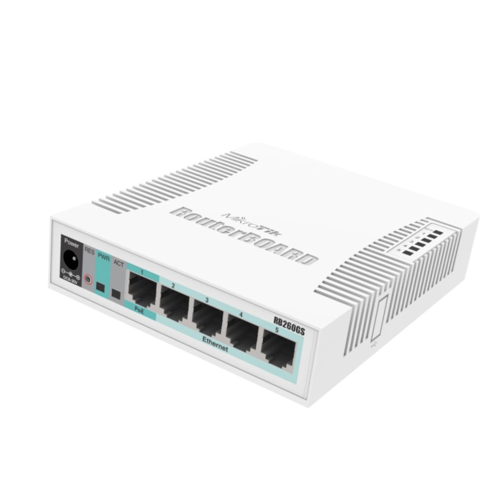 Mikrotik CSS106-5G-1 5-Port Gigabit Switch Plus 1 SFP