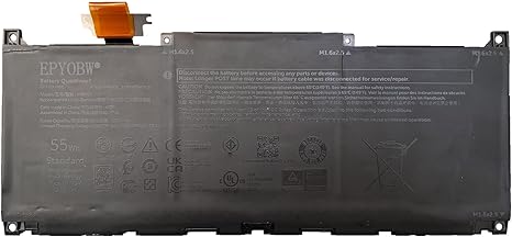 Dell XPS 13 9350 Ultra 7 268V battery 11.55V 55Wh